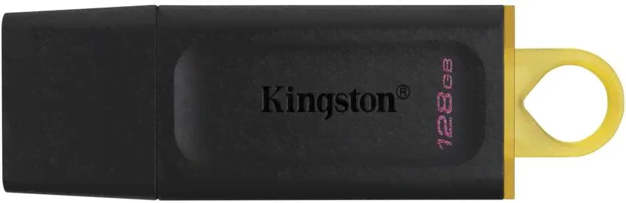 Флеш Диск Kingston 128Gb DataTraveler Exodia DTX/128GB USB3.0 черный/желтый-0