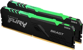 Комплект памяти Kingston FURY Beast RGB 2х8 ГБ DIMM DDR4 3600 МГц, KF436C17BBAK2/16