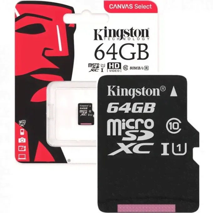Карта памяти KINGSTON 64GB SDCS2/64GB