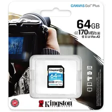 Kingston Canvas Go Plus SDG3 64Gb