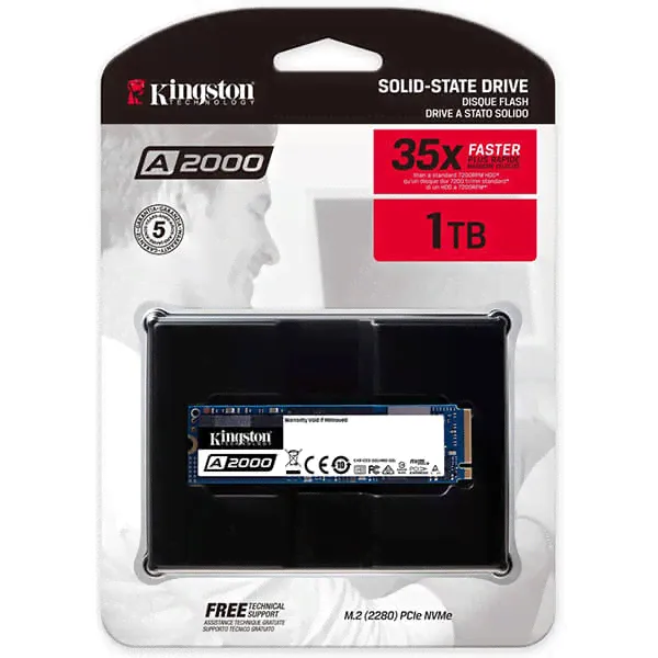 Kingston 1TB SSD M.2 NVMe A2000