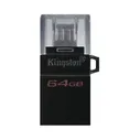 Флешка Kingston 64Gb DataTraveler microDuo 3.0 G2 (DTDUO3G2/64GB) USB 3.0 черный