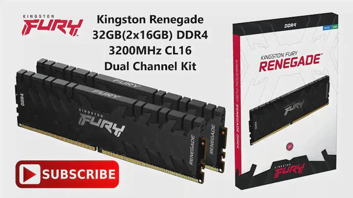 Kingston FURY Renegade | 32GB (2x16GB) DDR4 3200MHz CL16 Dual Channel Kit / Dual Rank | #Unboxing