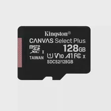 Карта памяти Kingston Canvas Select Plus 128 GB без адаптера