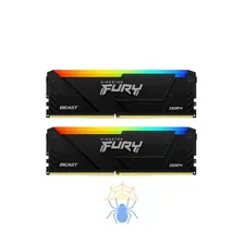 Оперативная память Kingston Fury Beast RGB KF436C17BB2AK2/16