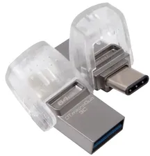 Флешка Kingston DataTraveler microDuo 3C 64GB интерфейс USB 3.1/USB Type-C