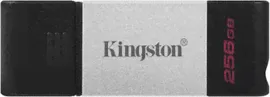 Флеш-накопитель USB 3.0 256GB Kingston DataTraveler 80 чёрный/серебро (DT80/256GB)