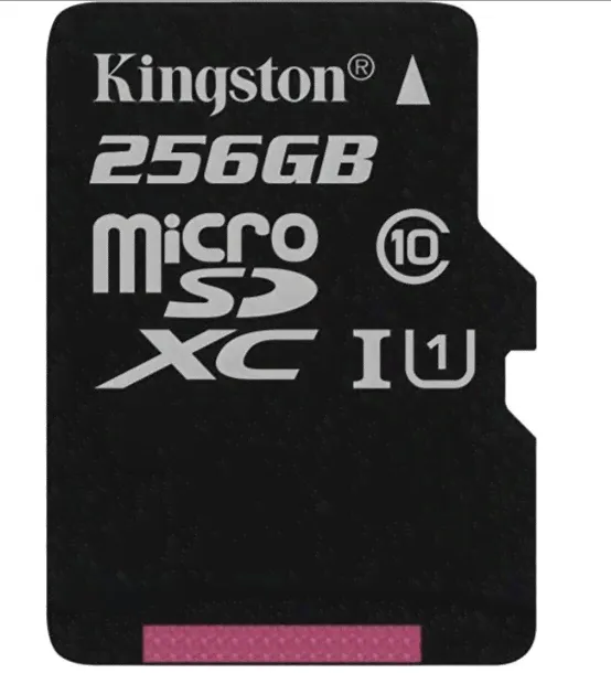 MicroSDXC 256Gb Kingston <SDCS2/256GB> Canvas Select Plus