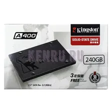 SSD накопитель KINGSTON A400 SA400S37/240G 240ГБ, 2.5", SATA III