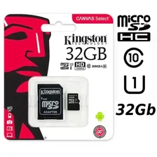 Карта памяти Kingston 32 ГБ microSD SDHC 10 class класс для телефона / видеорегистратора / камеры