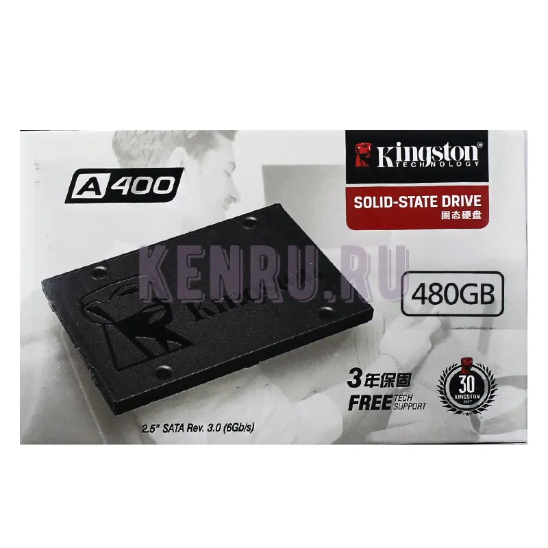 SSD накопитель KINGSTON A400 SA400S37/480G 480ГБ, 2.5", SATA III-0