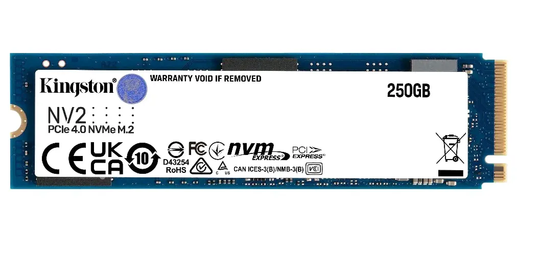 SSD M.2 накопитель Kingston NV2 [SNV2S/250G] 250 ГБ