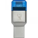 Картридер внешний Kingston MobileLite Duo 3C, серебристый (FCR-ML3C)