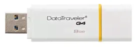 USB Flash накопитель 8Gb Kingston DataTraveler G4 White/Yellow (DTIG4/8GB)