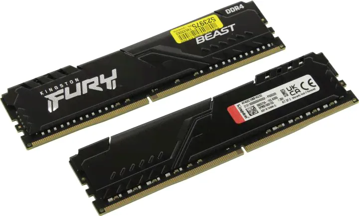 Kingston Fury Beast <KF432C16BB1K2/32> DDR4 DIMM 32Gb KIT 2*16Gb <PC4-25600> CL16