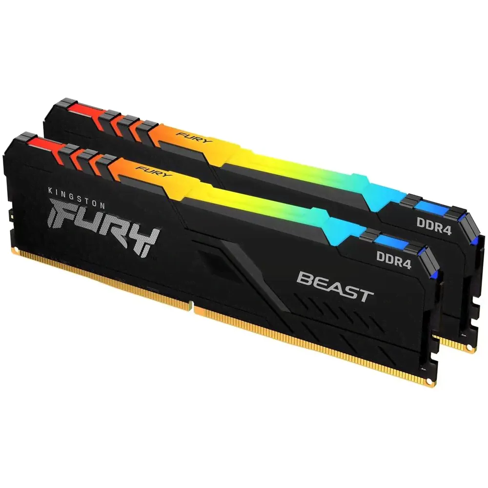 Модуль памяти Kingston FURY Beast RGB KF436C17BBAK2/16