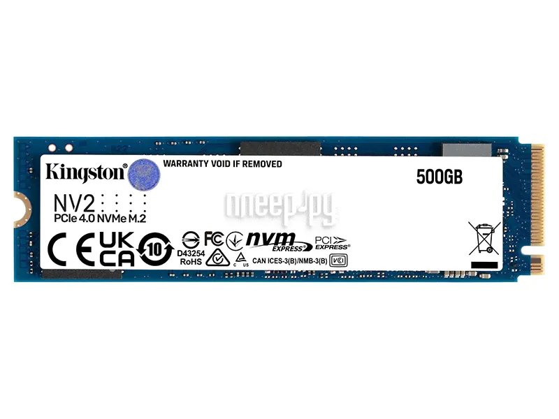 Твердотельный накопитель Kingston NV2 500Gb SNV2S/500G-0