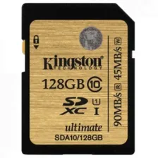 Карта памяти 128GB Kingston SDXC Class 10 UHS-I (SDA10/128GB)