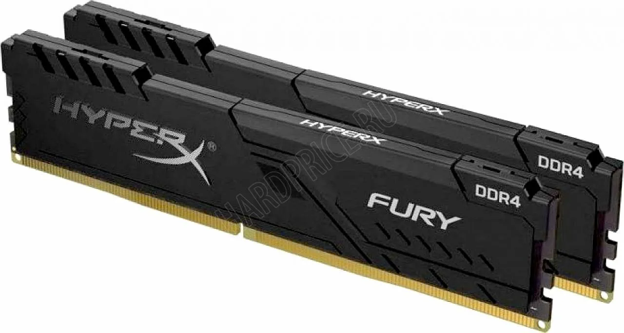 Оперативная память 32Gb 3600MHz Kingston HyperX Fury 2x16Gb KIT CL18 DDR4 (HX436C18FB4K2/32)-1