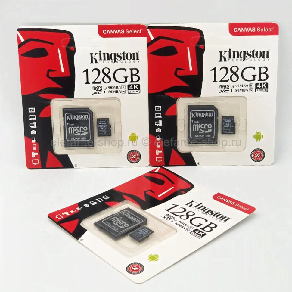 Карта памяти MicroSD Kingston 128 Gb (15)