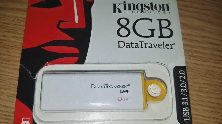 USB Flash Drive Kingston - Unboxing