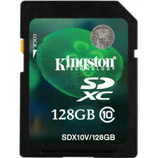 Карта памяти SDXC Kingston 128Gb Class 10 (SDX10V/128GB)