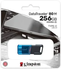 USB-C 3.2 gen1 FLASH DRIVE 256Gb KINGSTON DT 80 M (DT80M/256GB)