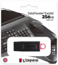 Накопитель USB Flash 256Gb Kingston DataTraveler Exodia