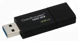 Флеш-накопитель яUSB 3.0 32GB Kingston DataTraveler DT100-G3 (DT100G3/32GB)