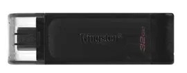 USB флеш-накопитель 32GB Kingston DataTraveler 70 чёрный USB 3.0 DT70/32GB