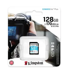Карта памяти microSDXC 128Gb Kingston, Canvas Go Plus, UHS-I Class U3 V30