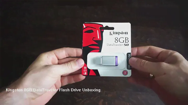 Kingston 8GB DataTraveler 50 USB Metal/Purple Unboxing
