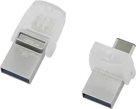 Флешка Kingston DataTraveler microDuo 3C 128GB интерфейс USB 3.1/USB Type-C