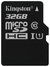 Карта памяти Kingston Micro SDHC 10 32GB, 10/32GBSP