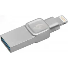 Флеш накопитель 128GB Kingston Bolt Duo USB 3.1/Lightning Silver (C-USB3L-SR128-EN)
