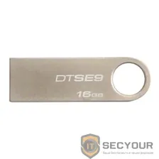 Kingston USB Drive 16Gb DTSE9H/16GB серебристый {USB2.0}