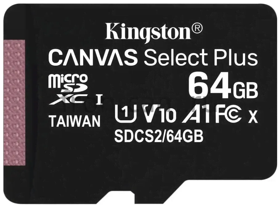 Карта памяти Kingston MicroSD 64GB Class 10-0