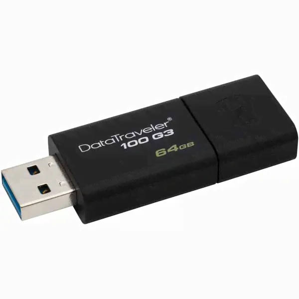 USB накопитель Kingston DataTraveler 100 G3 USB 3.0 64GB, DT100G3/64GB