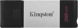 Флеш-накопитель USB 3.0 32GB Kingston DataTraveler 80 чёрный/серебро (DT80/32GB)