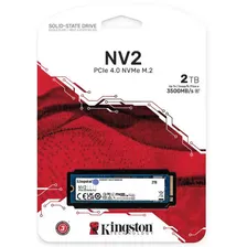 SSD накопитель 2Tb Kingston NV2 (SNV2S/2000G) SSD PCI-ex4, NVMe, M.2 2280