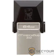 Kingston USB Drive 64Gb DTDUO3/64GB {USB3.0, MicroUSB}