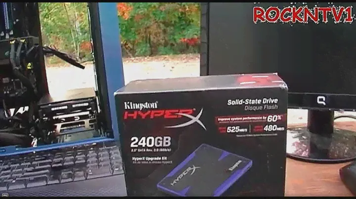 Kingston HYPER X SSD Drive Install DIY Retro Gaming PC