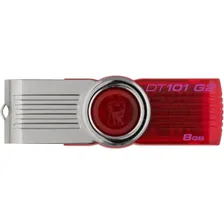 Флеш-карта Kingston DataTraveler 101 G2 8Gb Red